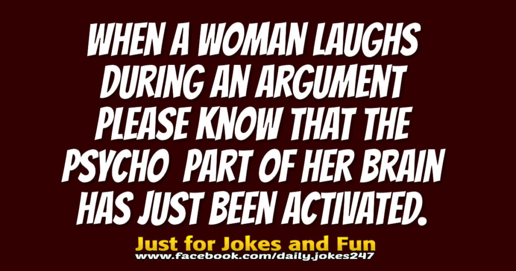 when a woman laughs