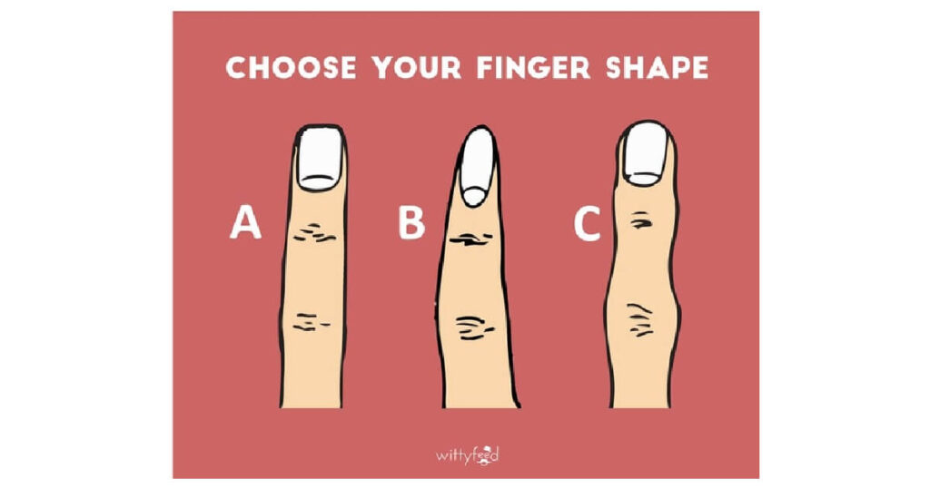 What your finger shape says about your personality