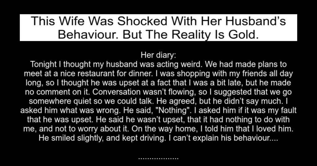 Wife Was Shocked With Her Husband’s Behaviour