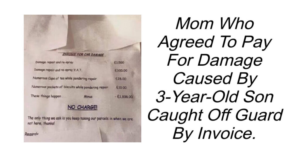 Neighbor Sends Bill After Son Damages Car