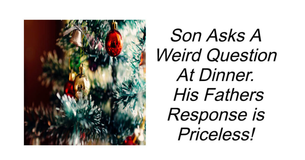 Son Asks A Weird Question At Dinner