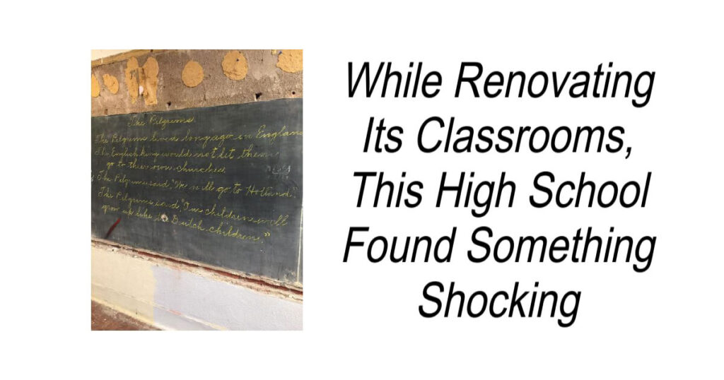 While Renovating This High School Found Something Shocking