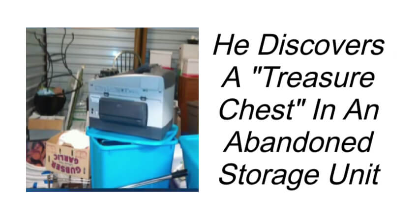 He Discovers A Treasure Chest In An Abandoned Storage Unit