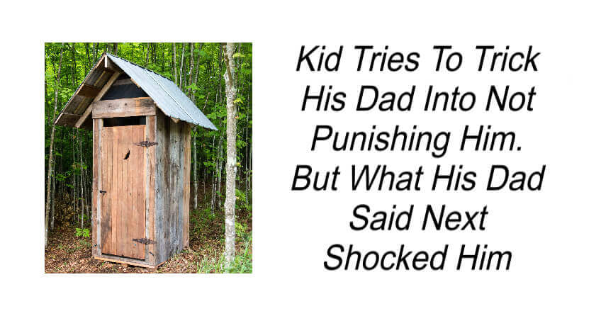 Kid Tries To Trick His Dad Into Not Punishing Him