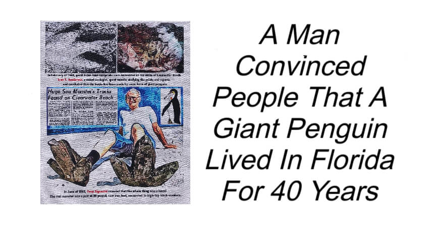 Man Convinced People Of A Giant Penguin For 40 Years