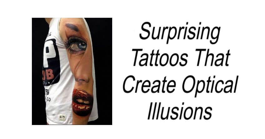 Amazing Tattoos That Create Optical Illusions