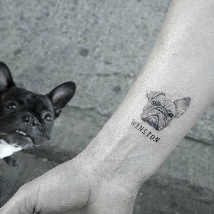 Super Cute Dog Tattoo Ideas
