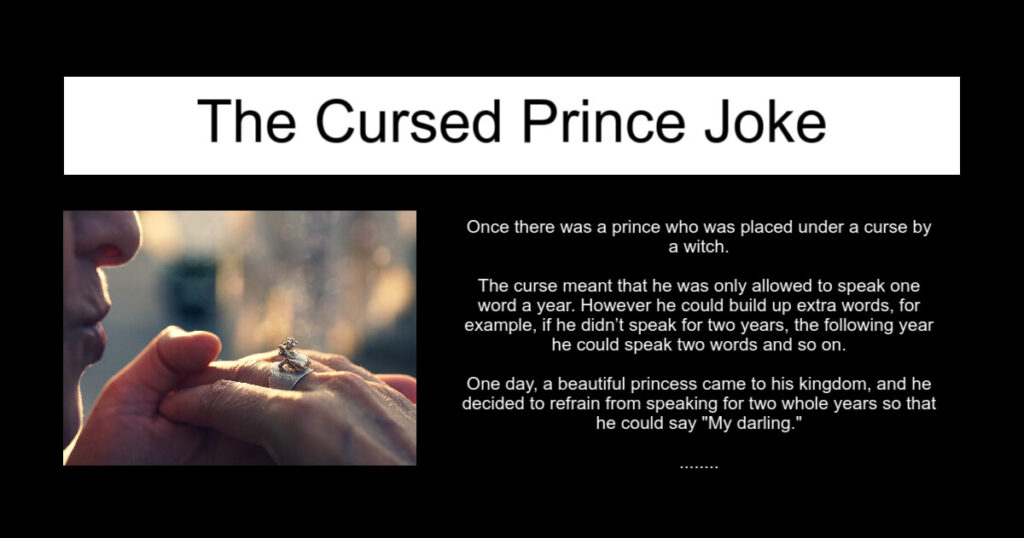 The Cursed Prince Joke