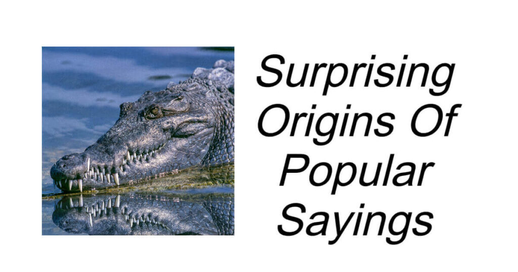Surprising Origins Of Popular Sayings