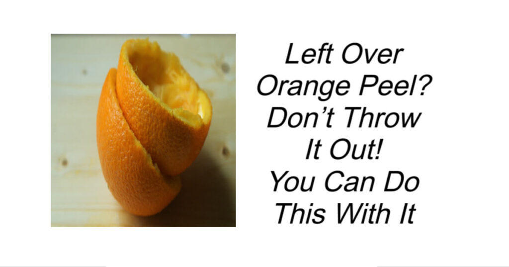 Left Over Orange Peel