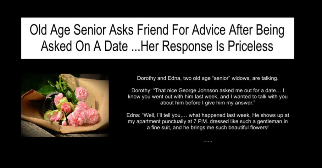 Old Age Senior Asks Friend For Advice