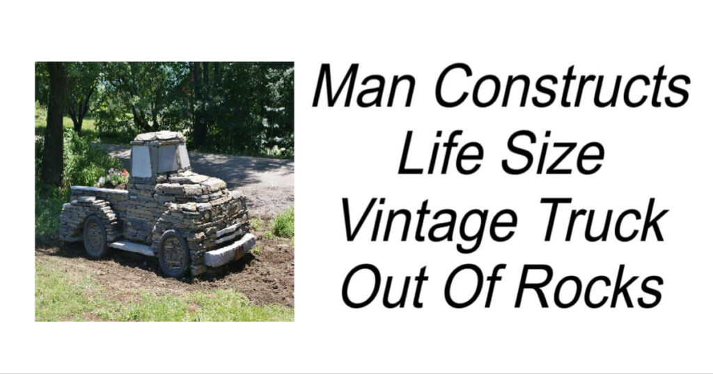 Man Constructs Life Size Vintage Truck