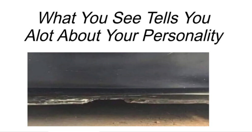 What You See Tells You About Your Personality
