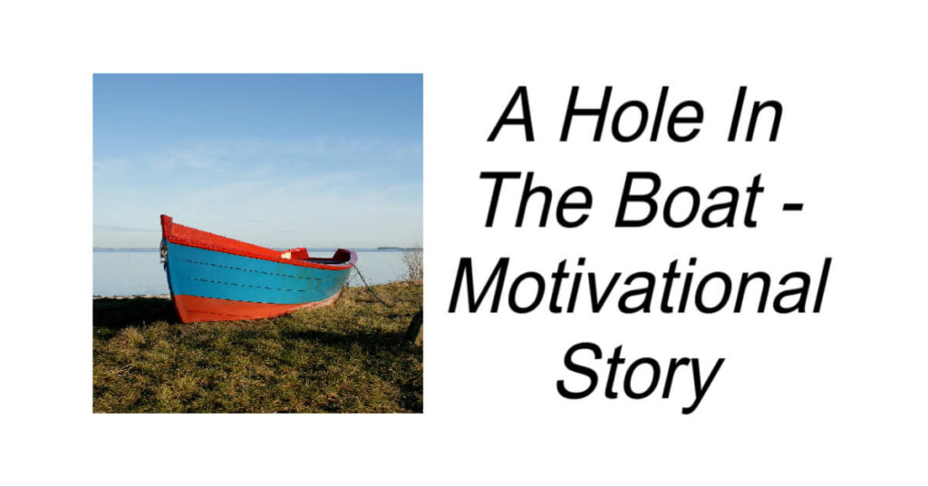 A Hole In The Boat