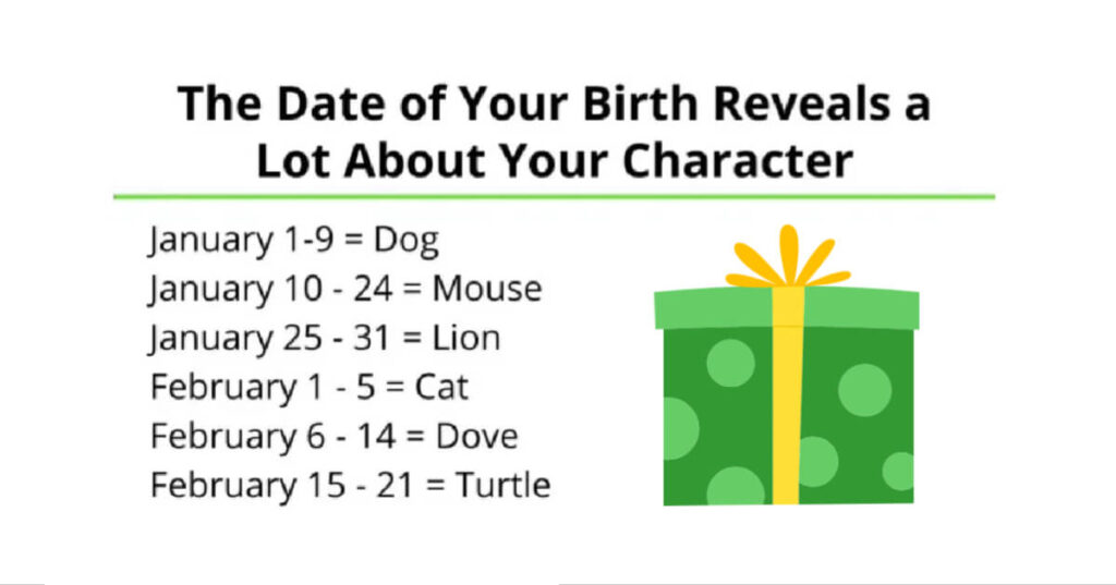 Your Birth Date Describes Your Character