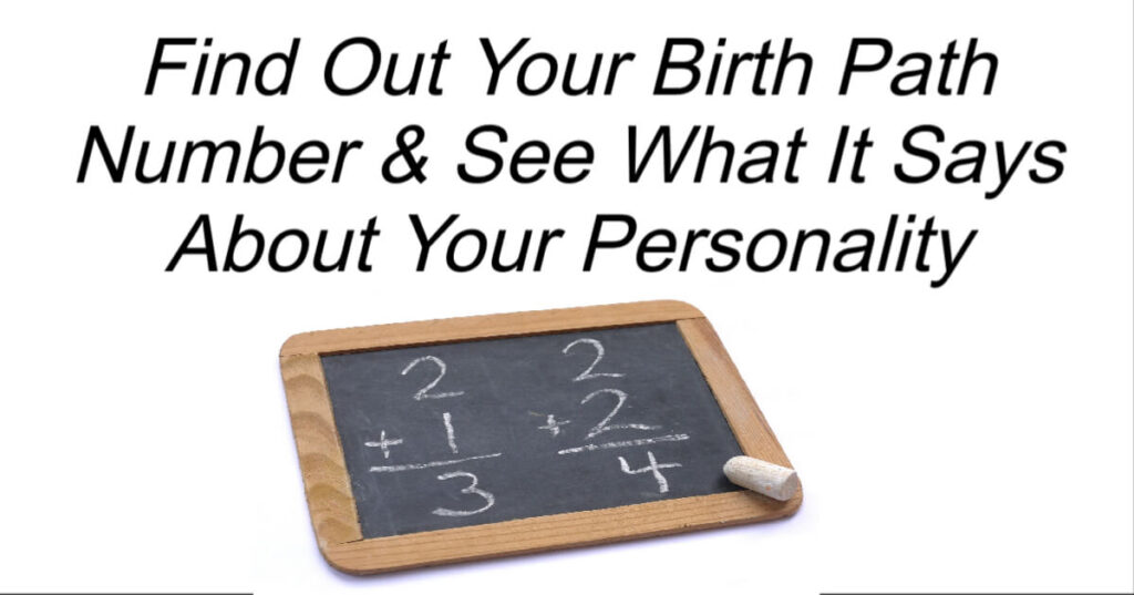 Find Out Your Birth Path Number