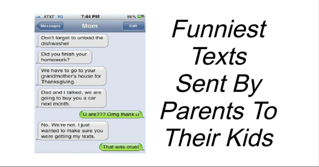 Funniest Texts Sent By Parents To Their Kids