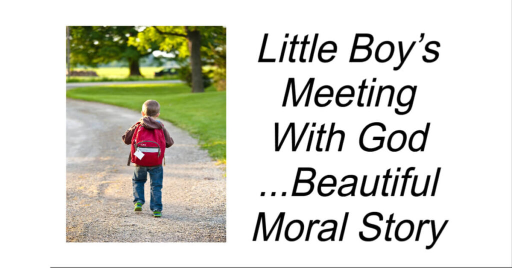 Little Boy’s Meeting With God
