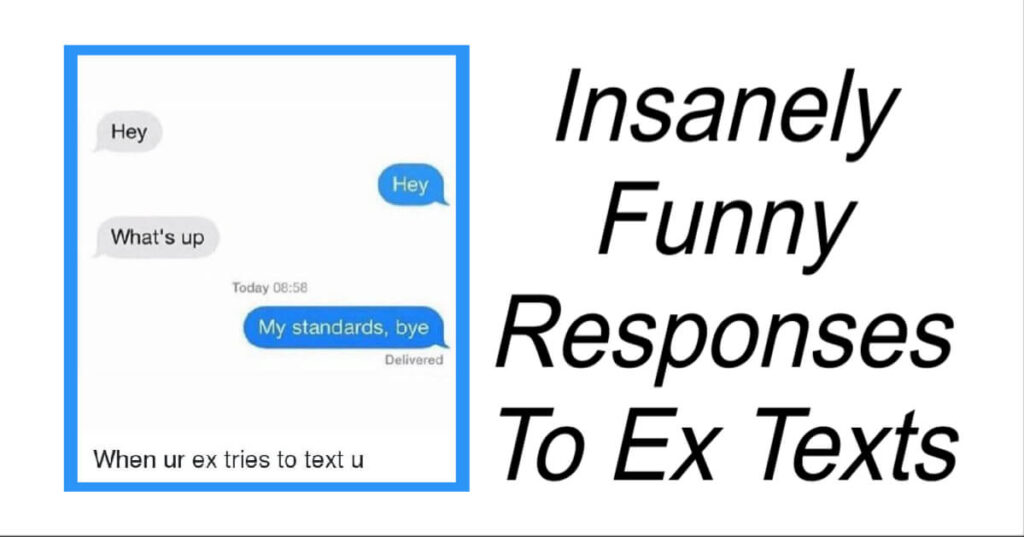 Insanely Funny Responses To Ex Texts