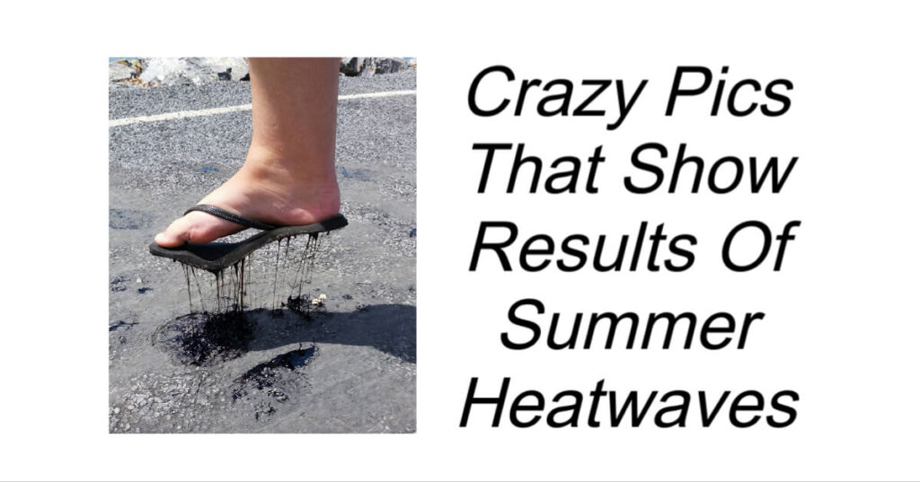 Crazy Pics That Show Results Of Summer Heatwaves