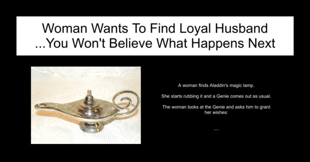 Woman Wants To Find Loyal Husband