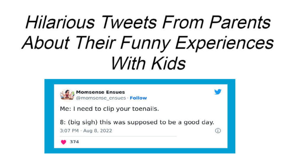 Hilarious Tweets From Parents About Their Funny Experiences With Kids