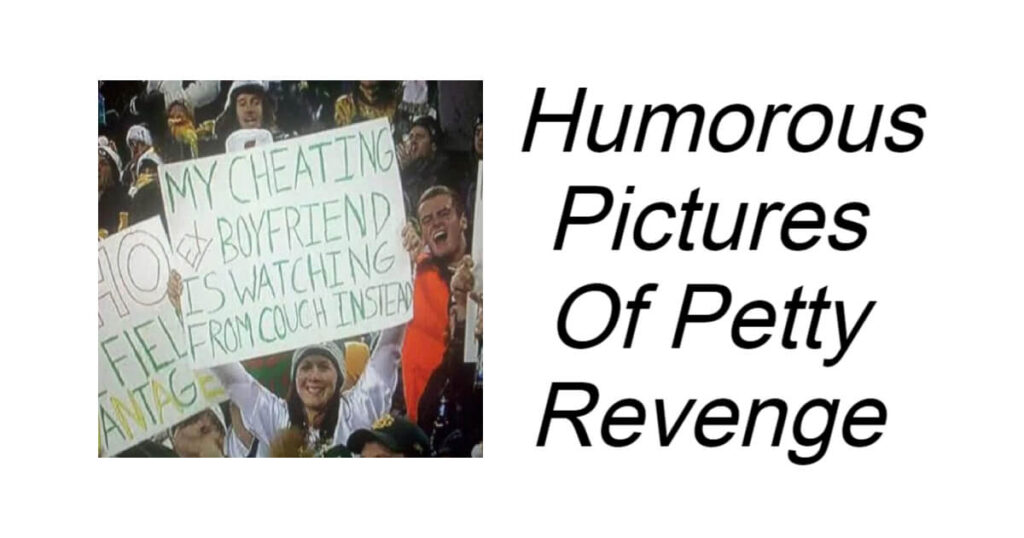 Humorous Pictures Of Petty Revenge
