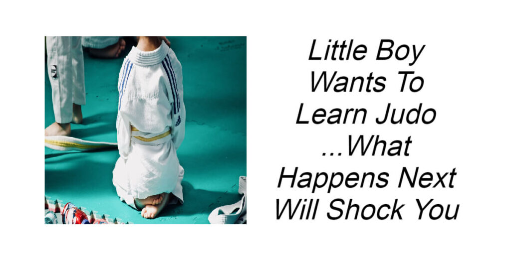 Little Boy Wants To Learn Judo