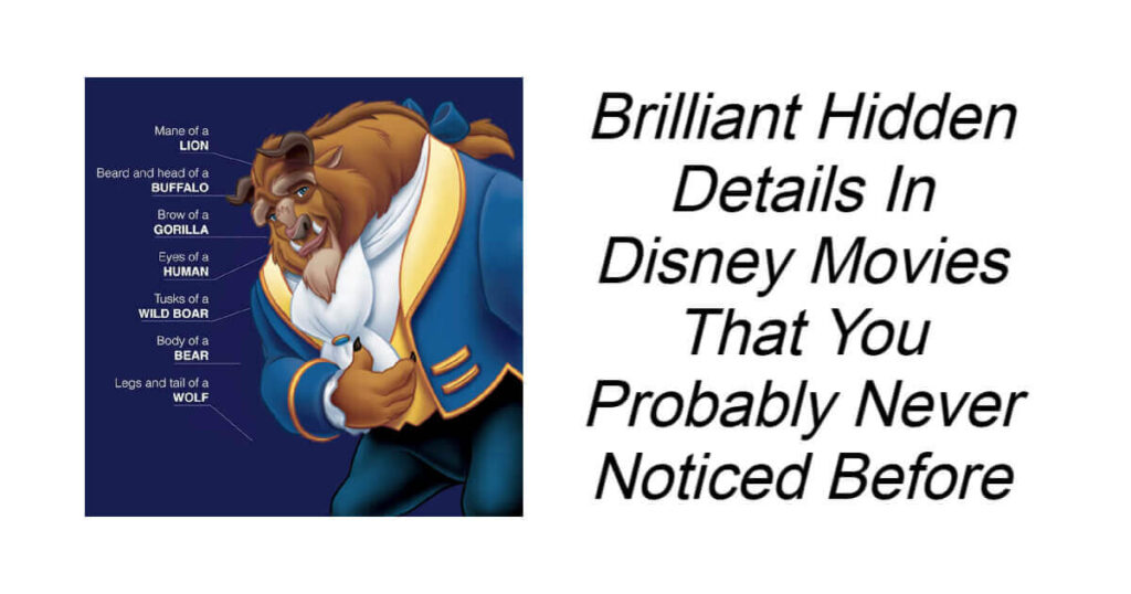 Brilliant Hidden Details In Disney Movies That You Probably Never Noticed Before