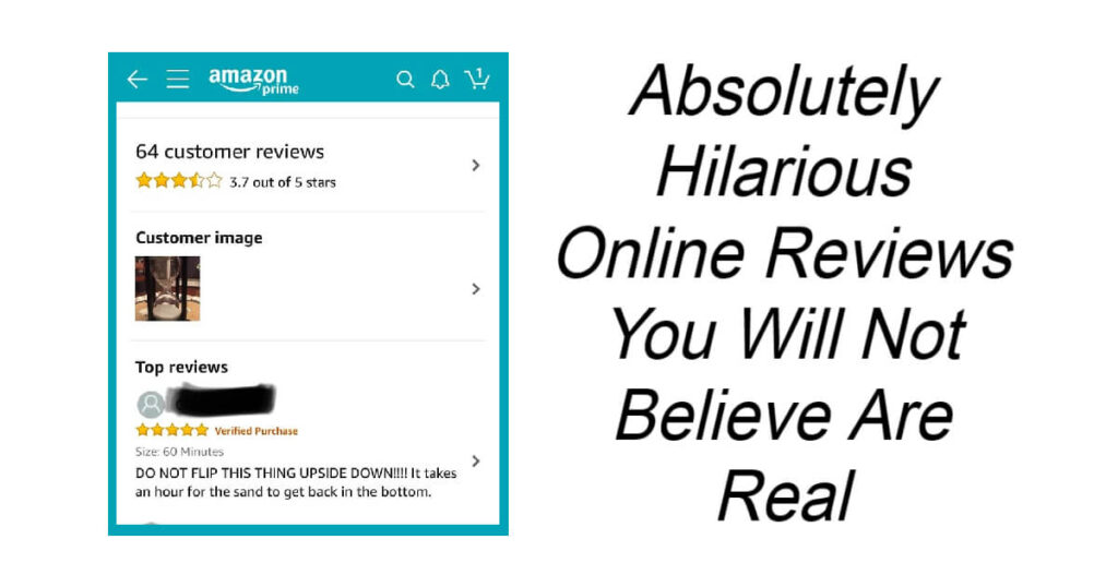 Absolutely Hilarious Online Reviews