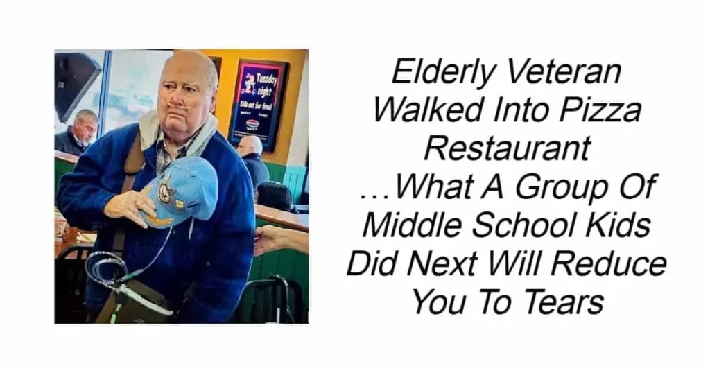 Elderly Veteran Walked Into Pizza Restaurant