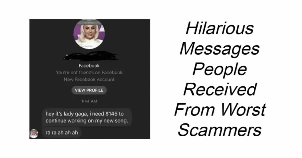 Hilarious Messages People Received From Worst Scammers