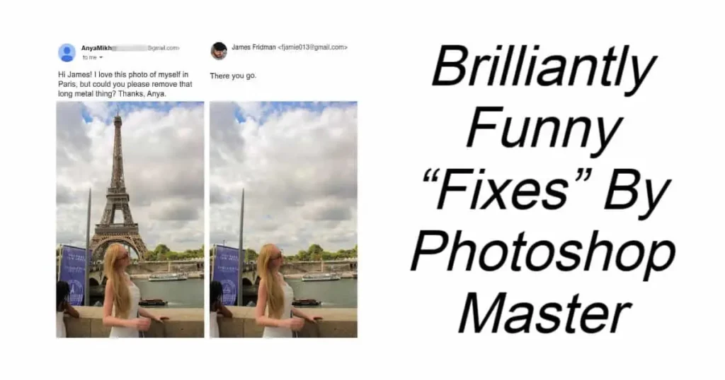 Brilliantly Funny “Fixes” By Photoshop Master