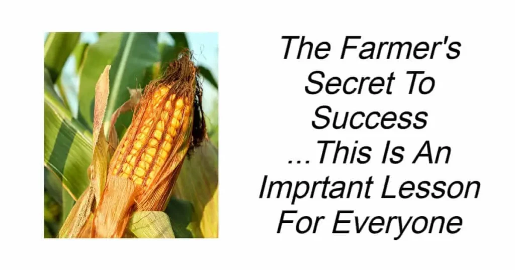 The Farmer's Secret To Success