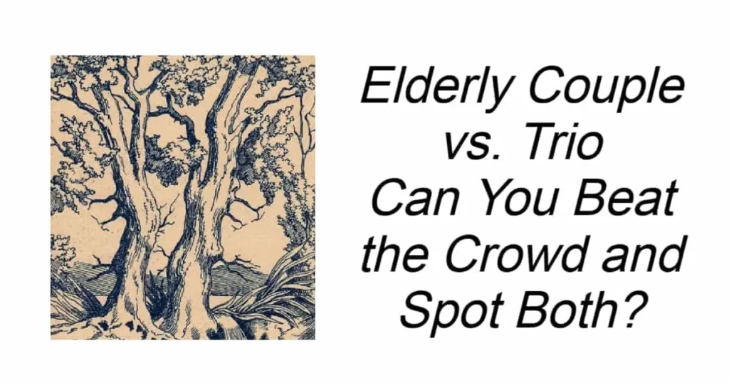Elderly Couple vs. Trio
