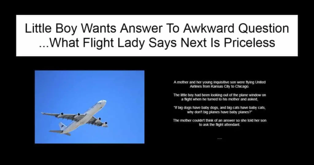 Little Boy Wants Answer To Awkward Question