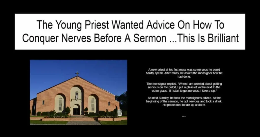 The Young Priest Wanted Advice
