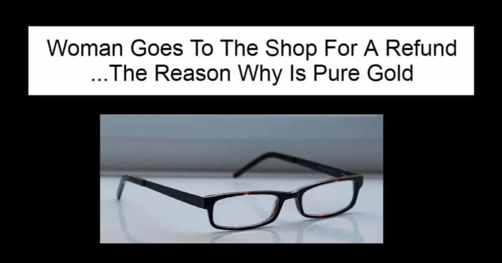 Woman Goes To The Shop For A Refund