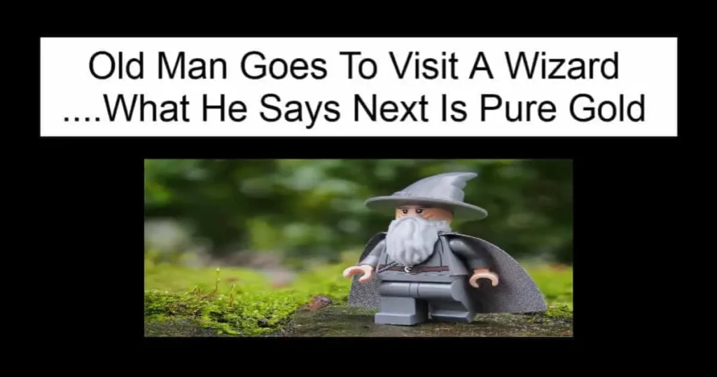 Old Man Goes To Visit A Wizard