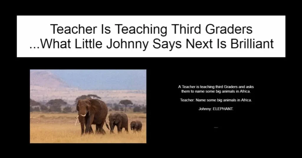 Teacher Is Teaching Third Graders