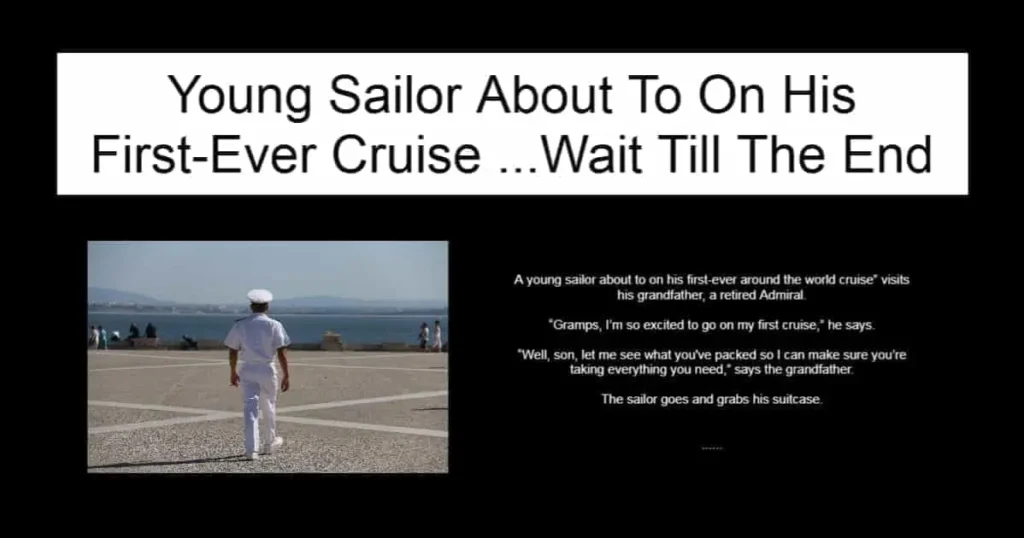 Young Sailor About To On His First-Ever Cruise