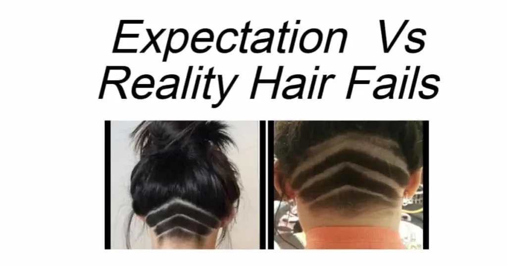 Expectation Vs Reality Hair Fails