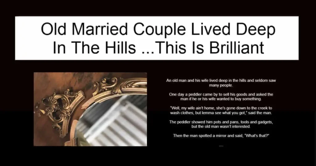 Old Married Couple Lived Deep In The Hills