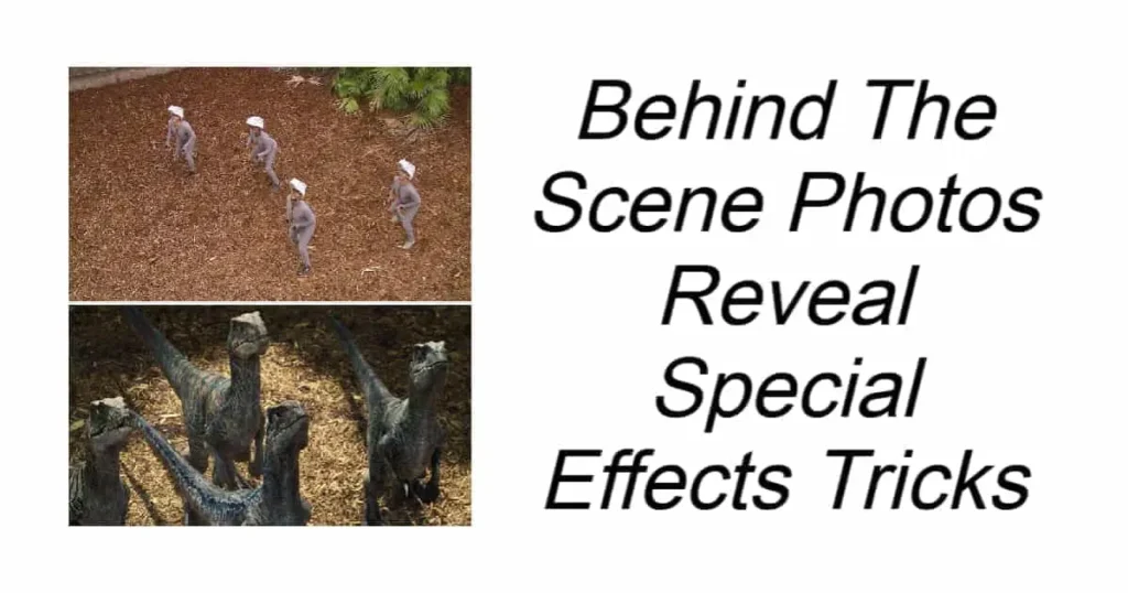 BTS Photos Reveal Special Effects Tricks