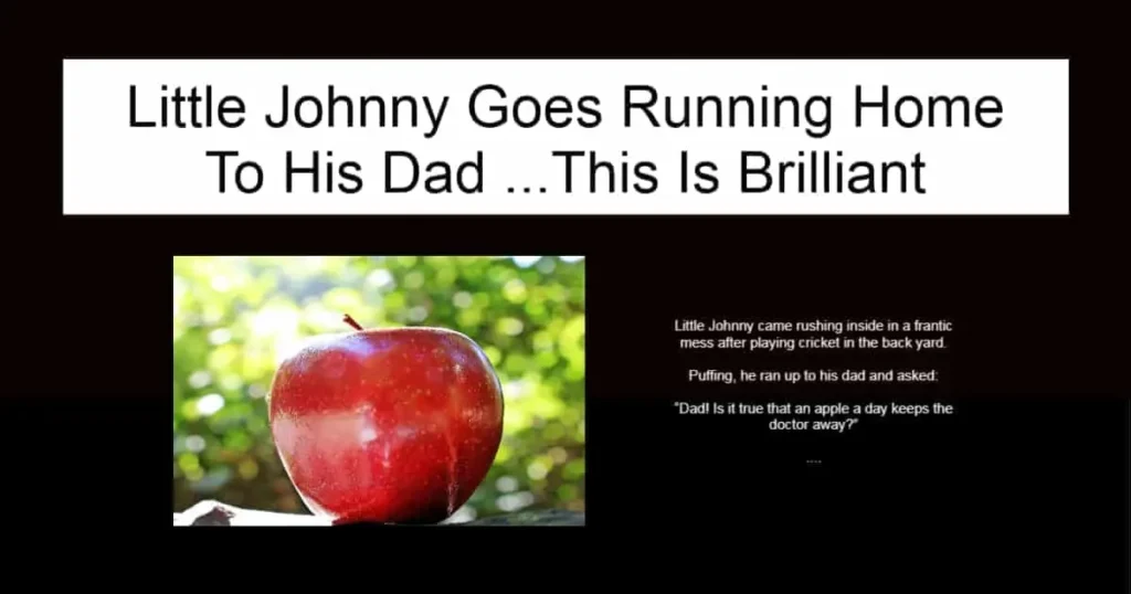 Little Johnny Goes Running Home