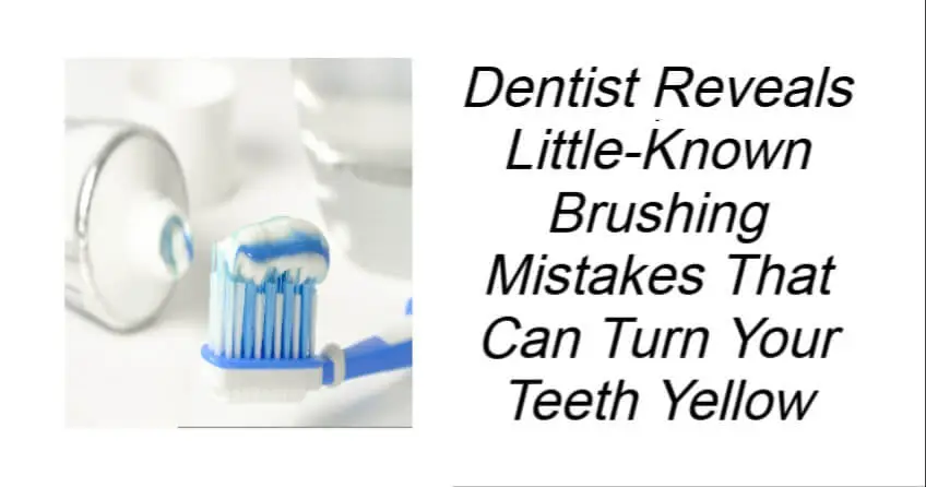 Dentist Reveals Little-Known Brushing Mistakes