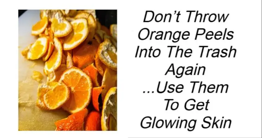 Don’t Throw Orange Peels Into The Trash Again