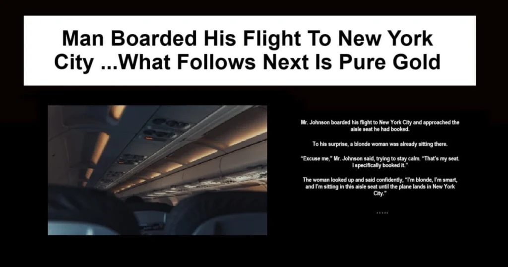 Man Boarded His Flight To New York City