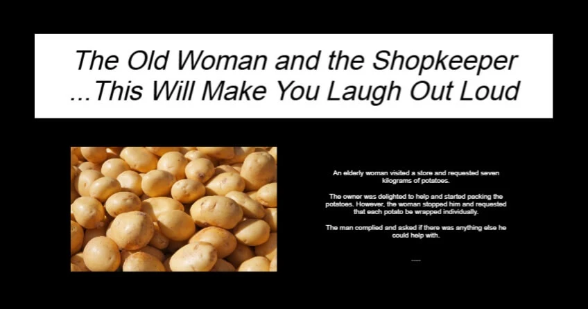 The Old Woman and the Shopkeeper