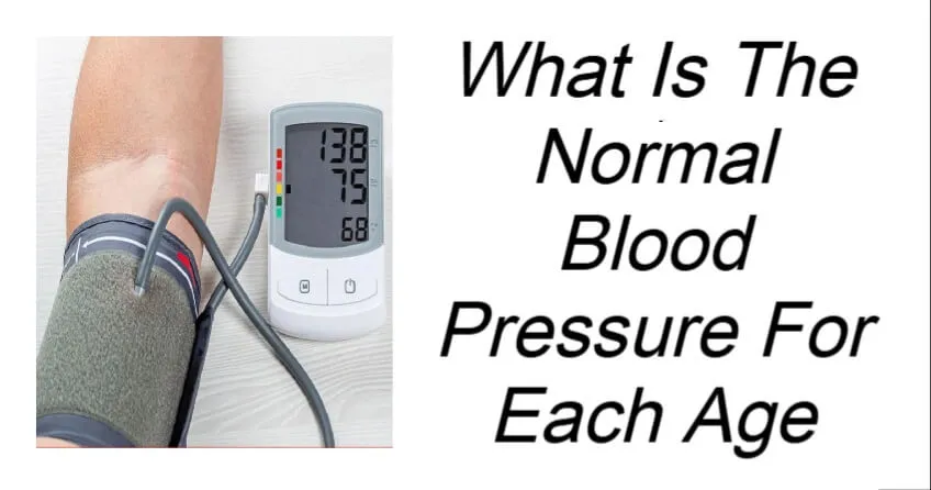 What Is The Normal Blood Pressure For Each Age